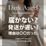 ダークエンジェルの商品が届かない。発送が遅い原因は〇〇だった…。