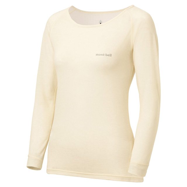 モンベル スーパーメリノウール ラウンドネックシャツ