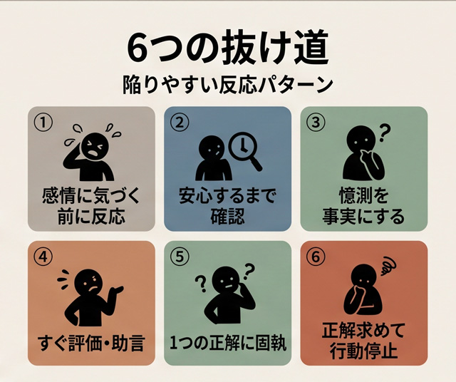 不確実性から逃れる「6つの抜け道」